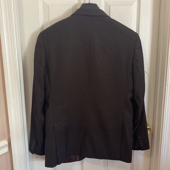 Caravelli Italy mens single breasted lined brown suit; size: 38R, 32W - Picture 6 of 13